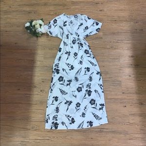 NWOT kimono maxi dress